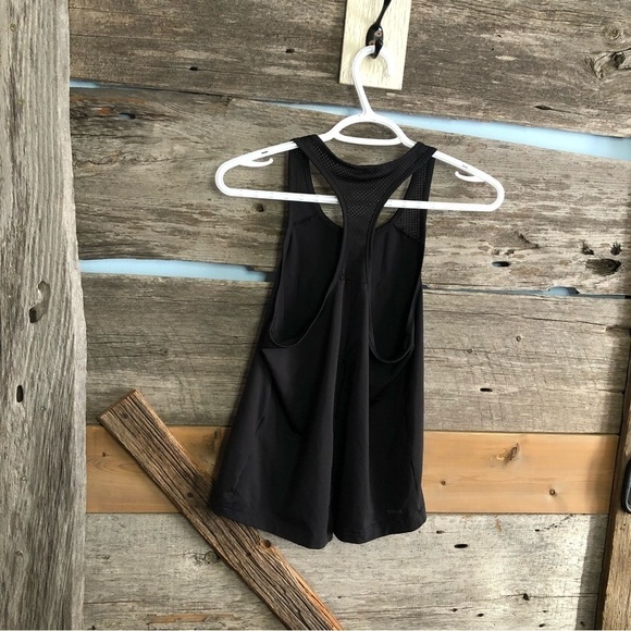 Adidas Size XS Black Split Back Activewear Tank Top - Picture 3 of 6